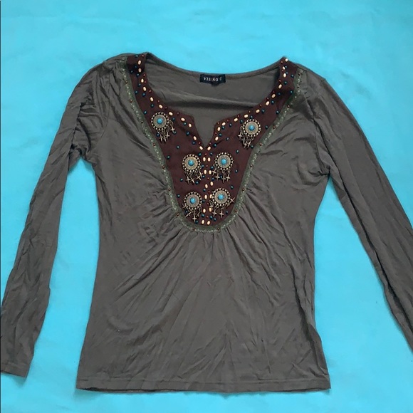 Boho Long sleeve tees with details - Picture 1 of 2